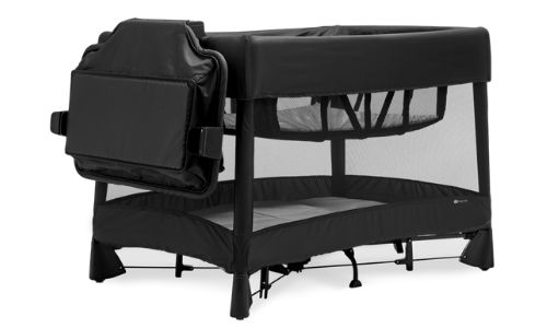 black non-toxic travel crib