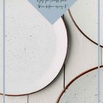 3 Plates on Wooden Background Melamine Plates Pinterest Image