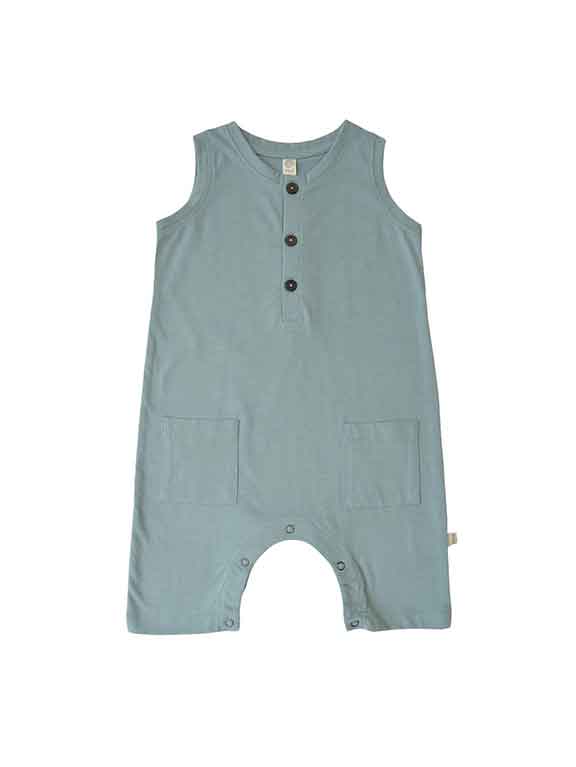 Nui Organics Baby Clothes light blue jumper