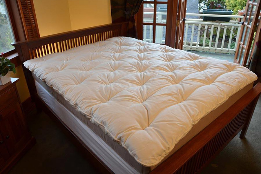 Wool Organic Mattress Topper Soaring Heart